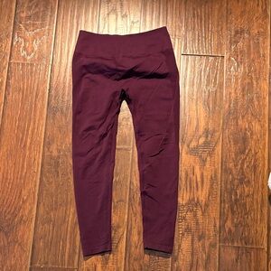 Women's Burgundy Leggings